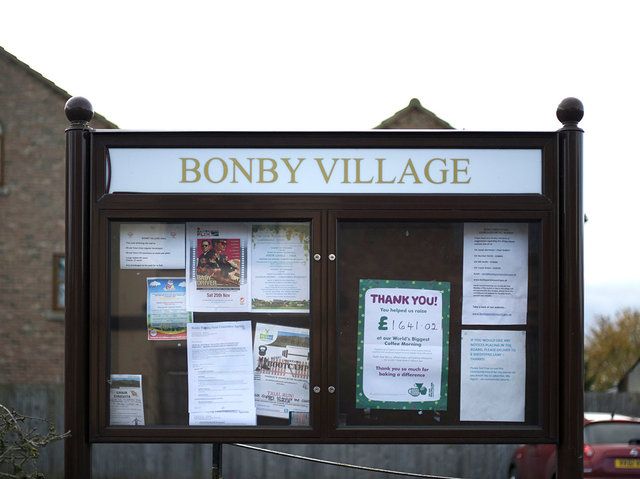 Bonby Village Noticeboard, 2017