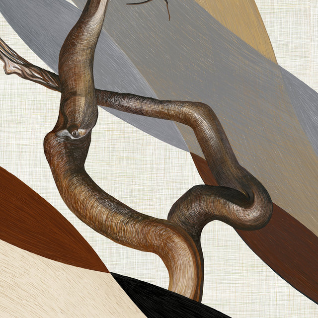 Ghost Bird 3 Mural drawing detail