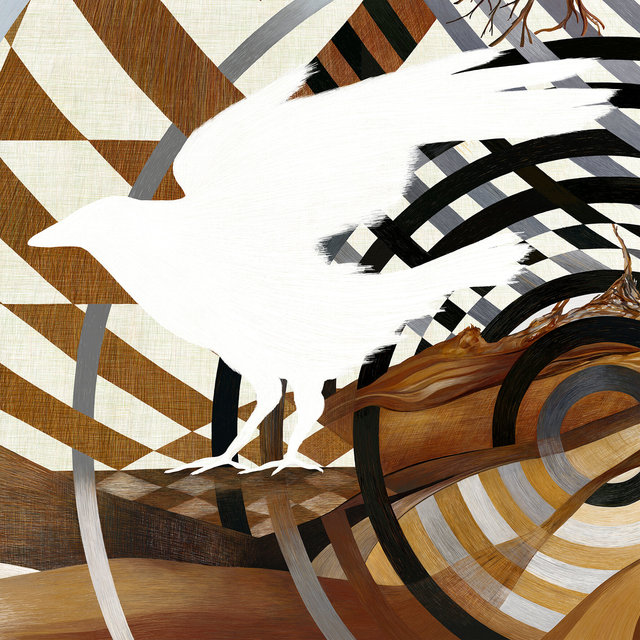 Ghost Bird 3 Mural drawing detail