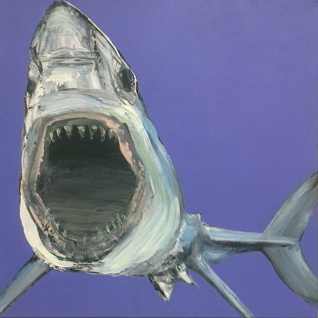 Big fish 50x50 akryl płótno 2015