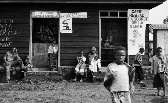 Kiosque Lumiere eternelle in Goma