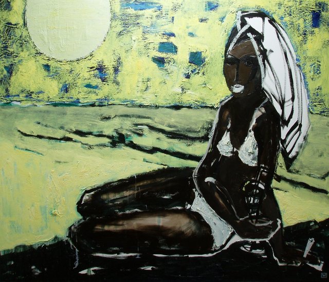 Summertime 120x140 olej płótno (wł. pryw.)