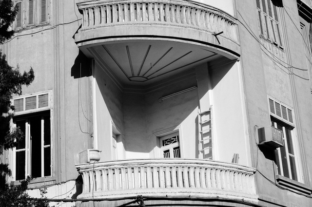 A balcony in Damascus