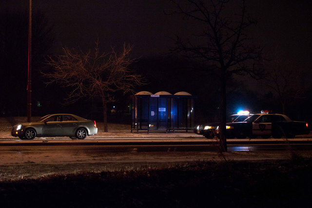 Minutes after a Shooting