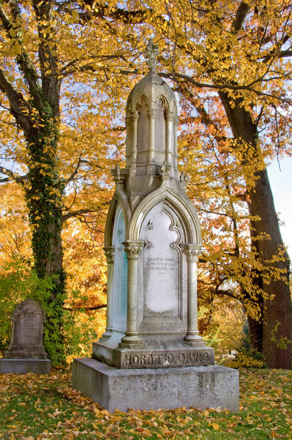 Victorian Sculpture at Forest Hills Cemetery