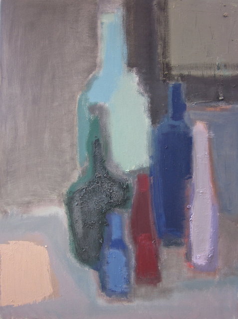 'Composition with bottles II'