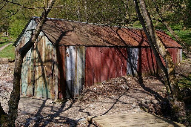 Boathouse near Inversnaid on Loch Lomond VB.JPG