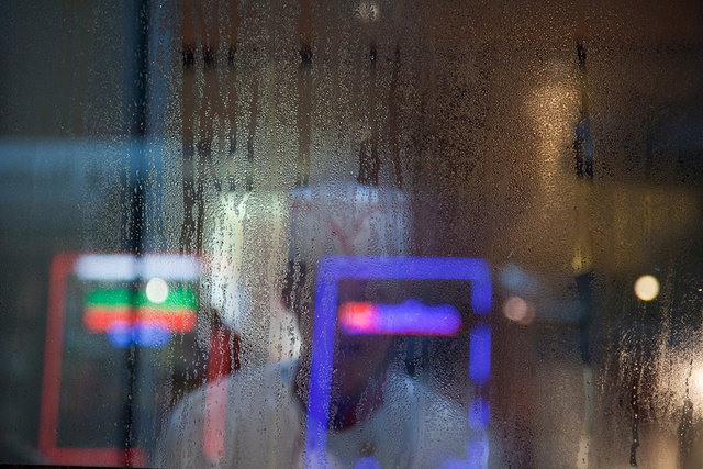 Neon in Rain