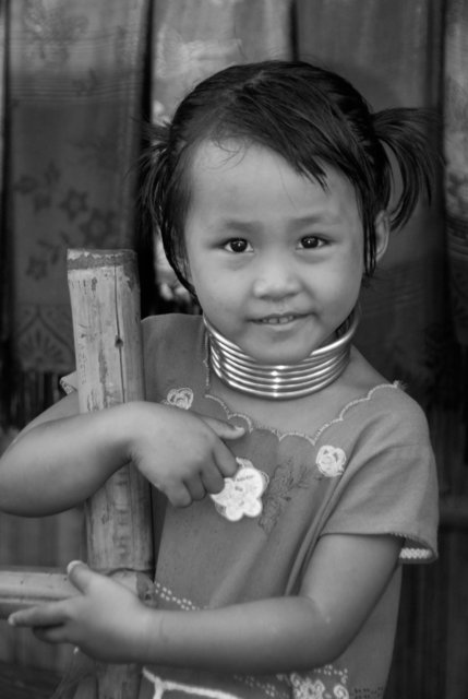 Padaung or Karen Hill Tribe, Chiang Rai, Thialand