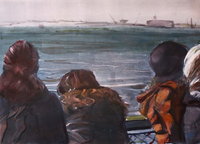 Staten Island Ferry 22 x 30"