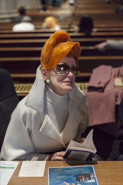 Woman in a Cathedral