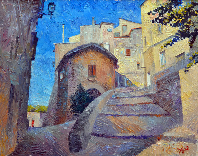 Siesta.Tivoli 81x65 olej płótno 2013