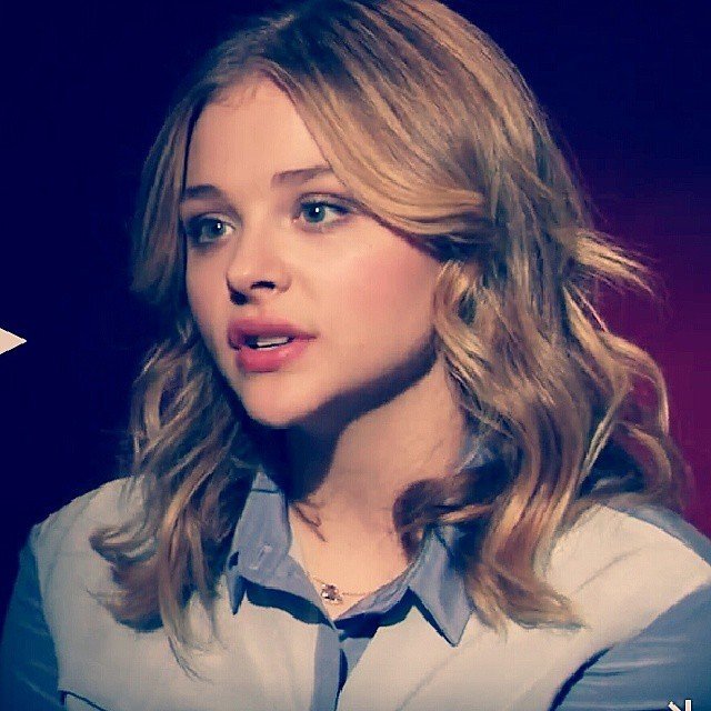 Actress Chloe Grace Moretz for "Carrie" Press Junket