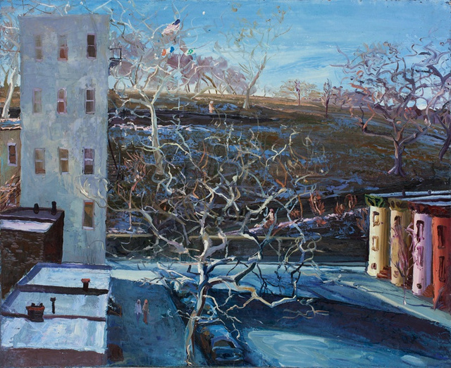 View From the Old Apartment, 28 x 34"