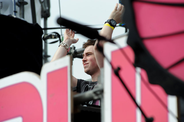 Hardwell tijdens Dancetour