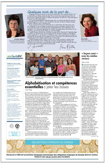 Inter-section Newspaper