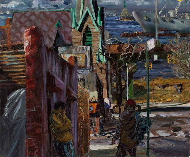 View From 23rd Street   32 x 38" sold