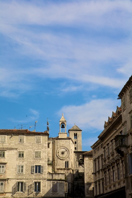 Praça no Palácio Diocletian