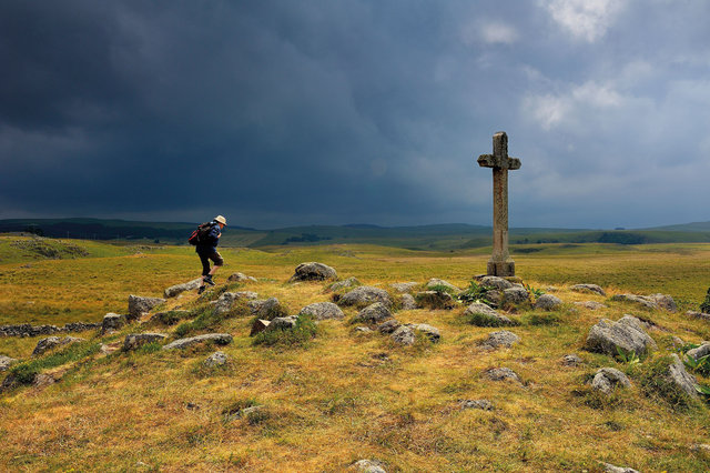 La croix de Saint-Andéol, Aubrac