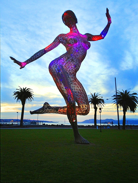 The Lady of Burning Man