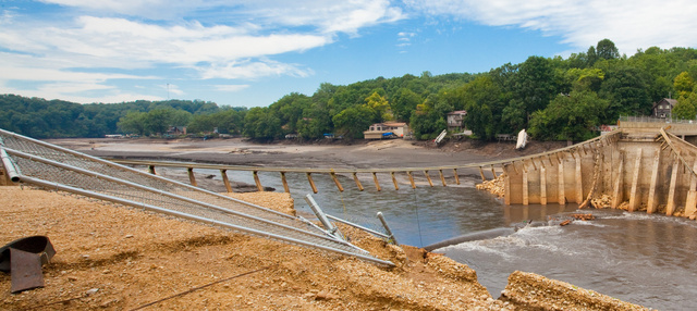 Lake Delhi Dam Along the Maquoketa River