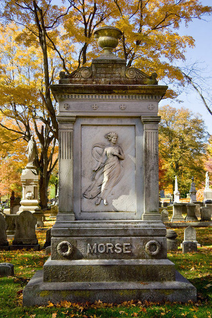 Victorian Sculpture at Forest Hills Cemetery