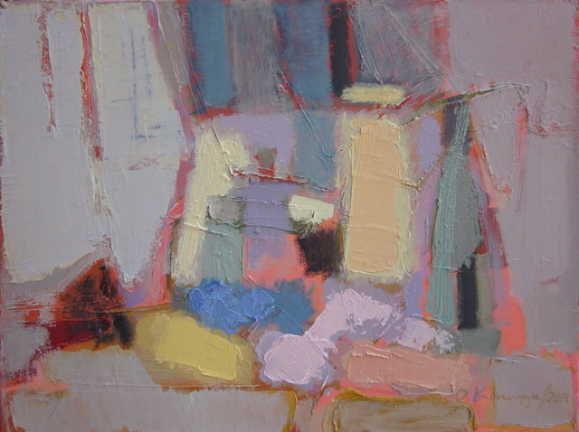 'Still life with blue and yellow'