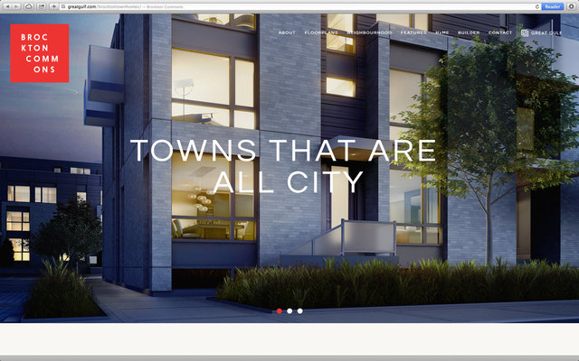 BROCKTON COMMONS TOWNHOMES WEBSITE 1/13