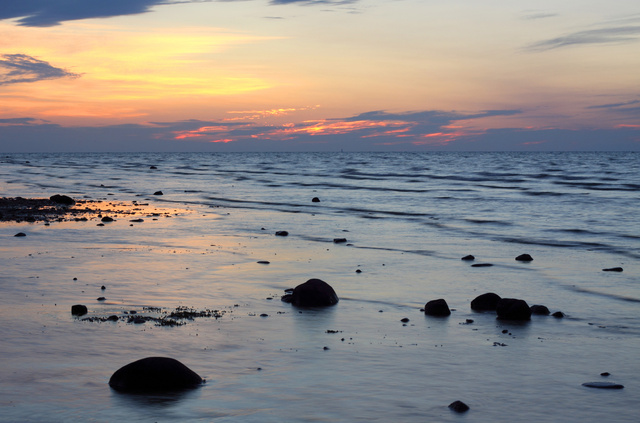 Sunset at Wilderness State Park, Michigan.