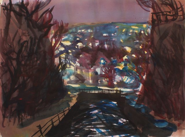 Cascadilla Gorge 22 x 29"