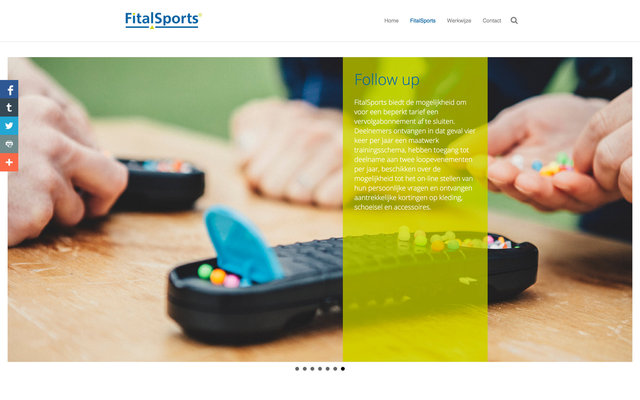 New website for FitalSports