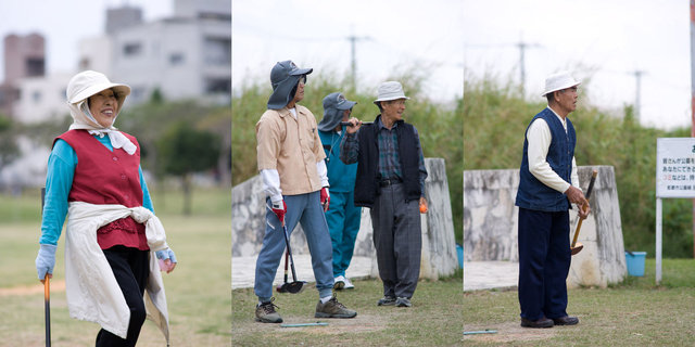 Croquet players