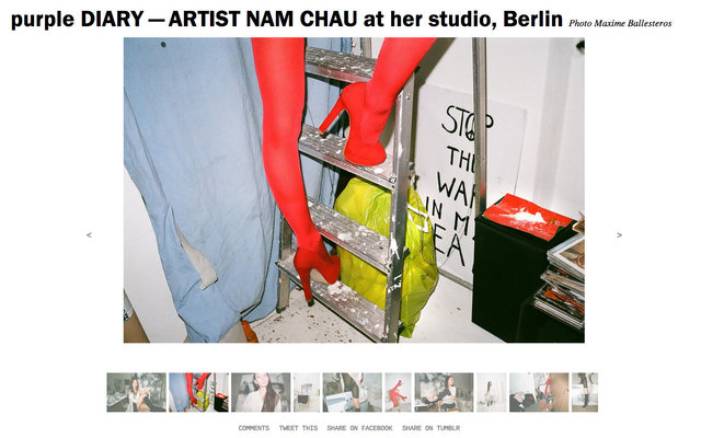 purple DIARY   ARTIST NAM CHAU at her studio  Berlin.jpg