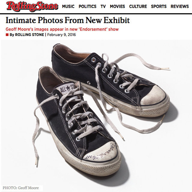 Rolling Stone story on my art show "ENDORSEMENT"