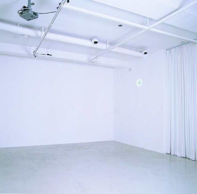Full Moon Wish: Study of Waiting for Godot drawing projection, curtain, 2006