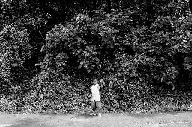'Stop' - on a road in Bukavu