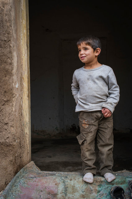 Young boy, Mesher, Turkish Kurdistan, 2014