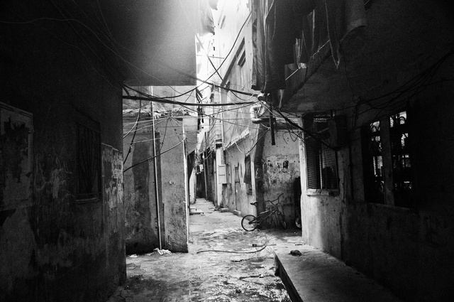 A street of Chatila refugee camp