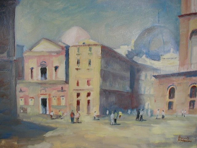 Piazza del Plebiscito, Naples - Italie
