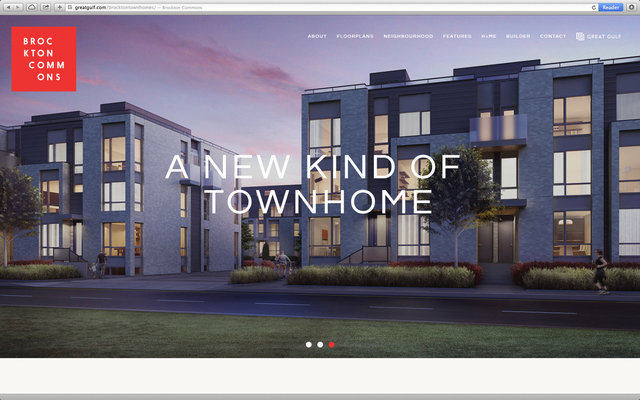 BROCKTON COMMONS TOWNHOMES WEBSITE 3/13