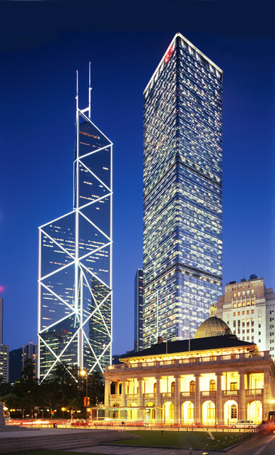 Bank of China, Cheung Kong Centre, Legislative Council