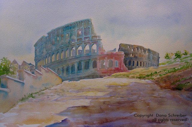 Roman Coleseum 22 x 30