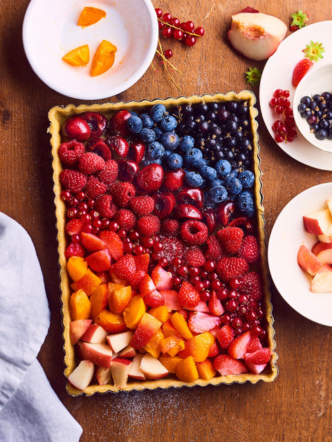 Les tartes décorées