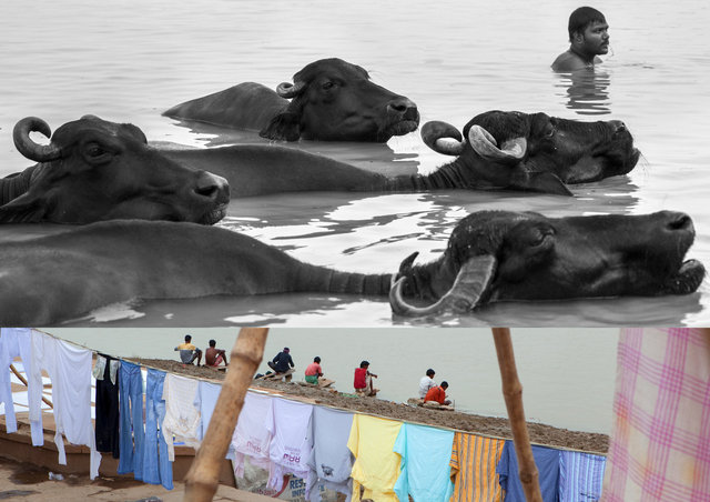 River life, Ganges, Benares