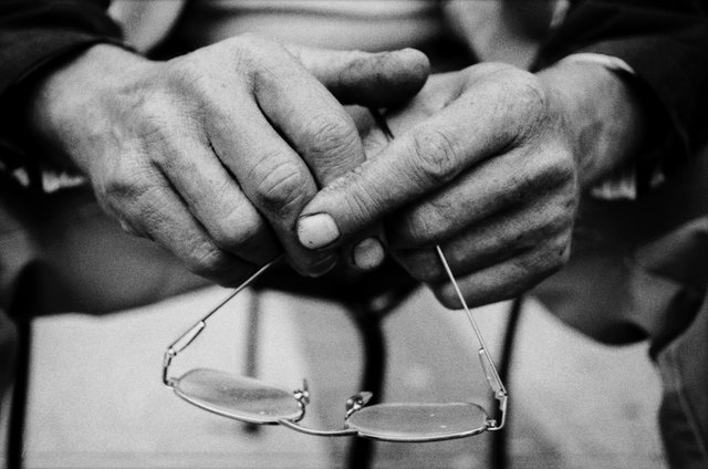 My uncle Viktor's hands.