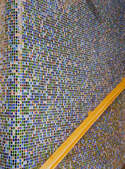 Mosaic wall,Hotel Jestred/60's interior