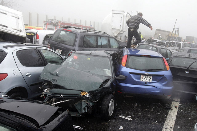 Carambolage A9 - Lausanne - 2008