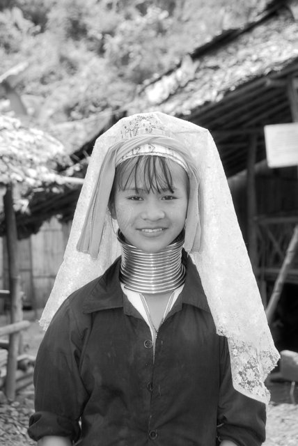 Padaung or Karen Hill Tribe, Chiang Rai, Thialand