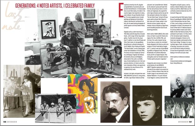 ArtChaser Magazine/Generations Exhibit Review/2015