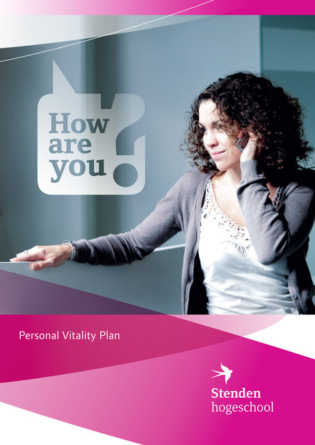 Photography for Stenden Personal Vitality Plan